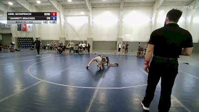 113 lbs Cons. Semi - Garrett Bracken, Team Prestige Wrestling vs Abel Schupbach, North Summit Youth Wrestling Club