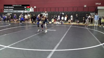 125 lbs Champ. Round 2 - Blake Jones, Emmanuel College vs Tyler Ramos, Truett-McConnell (Ga.)