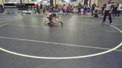109 lbs Round Of 64 - Nicholas Ton, Stingrays vs Mason Worden, Gold Rush Wrestling