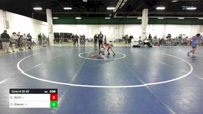 100 lbs Consi Of 32 #2 - Chris Wolf, NJ vs Cooper Sherer, PA