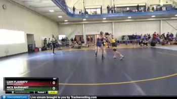 157 lbs Quarterfinal - Nick Barnhart, Messiah University vs Liam Flaherty, Wilkes University