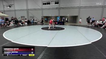 130 lbs Round 1 (8 Team) - Samantha Sachs, California Blue vs Makena Heston, Colorado