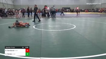 55 lbs Quarterfinal - Rylan Sandoval, Okwa vs Yareli Flores, Warriors Of Christ