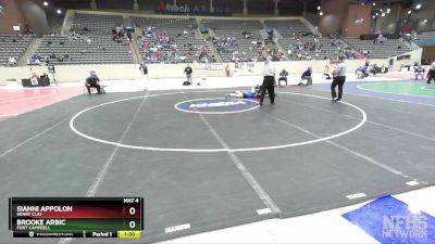 165 lbs Semifinal - Sianni Appolon, Henry Clay vs Brooke Arbic, Fort Campbell