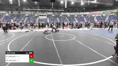 49 lbs Semifinal - Rocky Johnson, Team Of Hard Knox vs Wyatt Harrison, Colorado Outlaws