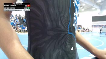 114 lbs Semis & 1st Wb (8 Team) - London Loftin, Oak Grove High School vs Kaidyn Trayler, Saltillo High School Girls