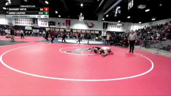 157 lbs Cons. Round 3 - Jared Castro, West Covina vs Zachary Ortiz, Rancho Verde