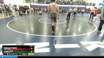 160 lbs Cons. Round 3 - Kadin Sims, Post Falls vs Keegan Poirier, Priest River