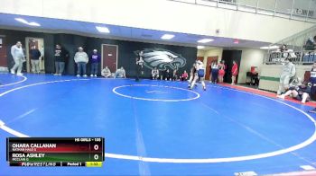 135 lbs Semifinal - Rosa Ashley, McClain G vs Ohara Callahan, Nathan Hale G