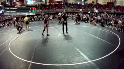 120 lbs Cons. Round 2 - Tinley Terry, Nebraska Boyz vs Lura Ruwe, Tekamah Herman Wrestling Club