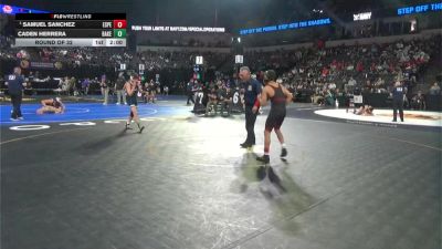 106 lbs Round Of 32 - Samuel Sanchez, Esperanza (SS) vs Caden Herrera, Bakersfield (CS)