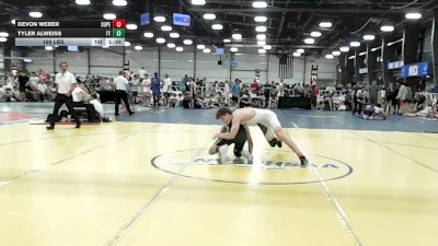 160 lbs Rr Rnd 2 - Devon Weber, Superior Elite - HSB vs Tyler Alweiss, Filipe Trained Wrestling Academy - HSB