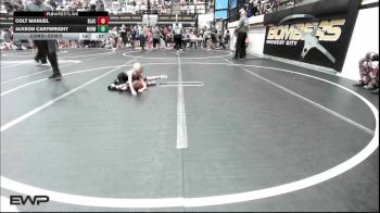 37 lbs Consolation - Colt Manuel, Blackwell Wrestling Club vs Jaxson Cartwright, Midwest City Bombers Youth Wrestling Club