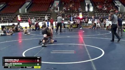 107 lbs Round 4 (6 Team) - Brewer Mills, Metro All Stars vs Kellan Rabakon, Ninja Gold