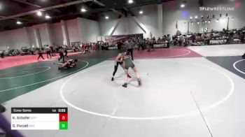116 lbs Consolation - Kacey Schafer, Dirty Goats WC vs Sam Parcell, Dirty Goats WC