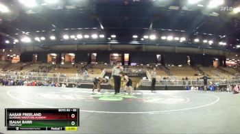 85 lbs Round 3 - Isaiah Barr, Team Clay vs Aasar Freeland, Glasgow Wrestling Academy