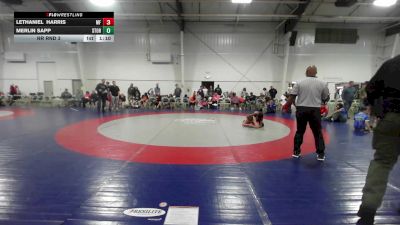 110 lbs Rr Rnd 3 - Lethaniel Harris, Morris Fitness Orange MS vs Merlin Sapp, Storm MS