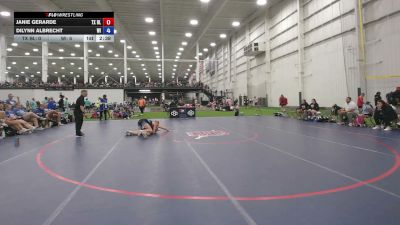 110 lbs Janie Gerarde, Texas Blue vs Dilynn Albrecht, Wisconsin