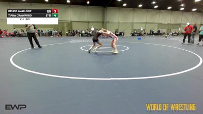 85 lbs Rr Rnd 3 - Kaygan Walton, Super Girls 7-12 vs Khloe Morrow, Mojo 7-12