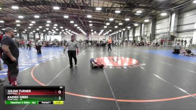 72 lbs Rd# 5- 3:45pm Friday Final Pool - Kaiden Gibbs, Team Ohio vs Julian Turner, Mile High