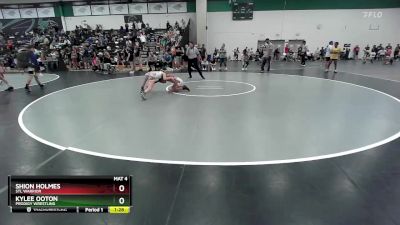 80 lbs Semifinal - Kylee Ooton, Prodigy Wrestling vs Shion Holmes, STL Warrior