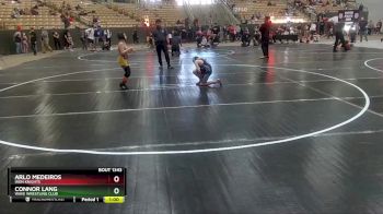 90 lbs Round 5 - Connor Lang, Wave Wrestling Club vs Arlo Medeiros, Iron Knights