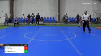 144 lbs Quarterfinal - Xavier Harvey, Underground vs Alessio Perentin, Frost Gang