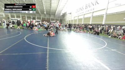 66 lbs Cons. Round 4 - Easton Horrocks, Uintah Wrestling vs Kimball Ripplinger, Northside Wrestling Club