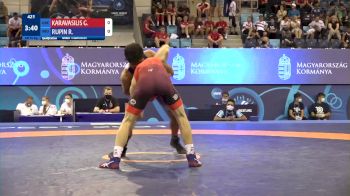 55 kg Qualif. - Georgios Karavasilis, Greece vs Rupin Rupin, India