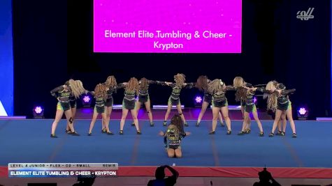 Element Elite Tumbling & Cheer - Krypton [2026 L4 Junior - Flex - D2 - Small Semis] 2026 The D2 Summit