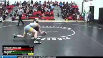 165 lbs Cons. Round 3 - Anthony Kroninger, Jonathan Alder vs Jayden DeWitt, Kenton Ridge