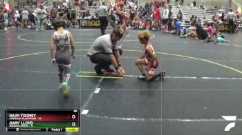 46 lbs Round 4 (6 Team) - Najm Toomey, American Gladiators vs Gary` Lloyd, BadBass Green