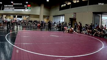 150 lbs Round 4 (6 Team) - Sam Favaza, WALA vs Asher Wiram, Alabama Elite Red