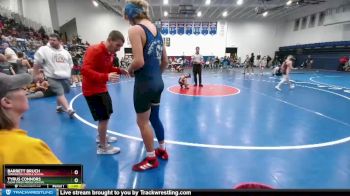 70 lbs 1st Place Match - Barrett Bruch, Torrington Middle School vs Tyrus Connors, Clear Creek Middle School