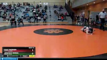 145 lbs Quarterfinal - Jeremiah Zernia, Granite Falls vs Cole Thorsen, South Whidbey