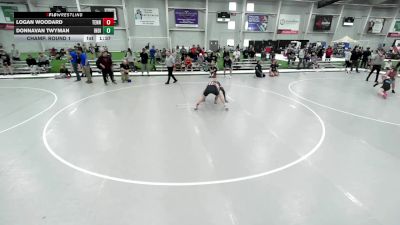 JR BOYS HARD LUCK - 131.4-131.8B Champ. Round 1 - Donnavan Twyman, Indiana vs Logan Woodard, Tennessee