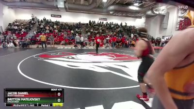 150 lbs Quarterfinal - Britton Matejovsky, Eaglecrest vs Jacob Daniel, Rocky Mountain