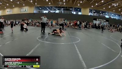 110 lbs Round 4 (6 Team) - Austin Esquivel, SouthWest Elite vs Hunter Kapitula, Mat Assassins Red