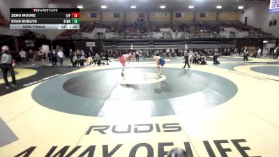 150 lbs Semifinal - Zeno Moore, Lake Highland Prep vs Evan Boblits, St. Mary's Ryken