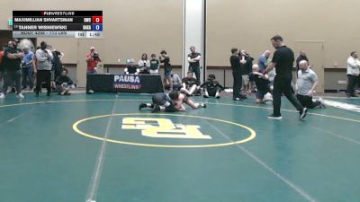 113 lbs Cons. Rd Of 32 - Maximillian Shvartsman, Doughboy Wrestling Club vs Tanner Wisniewski, Bad Karma