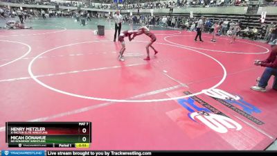 95 lbs Quarterfinal - Micah Donahue, No Nonsense Wrestling vs Henry Metzler, X-Factor Elite Wrestling