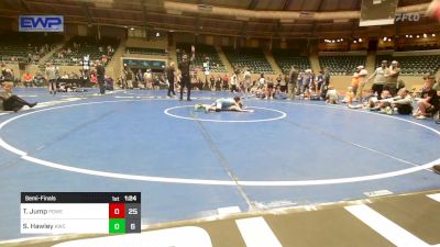 68 lbs Semifinal - Tuff Jump, Powerhouse Elite 12u vs Sutton Hawley, Keystone Wrestling Club