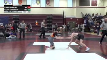 132 lbs Round 2 - Kade Krusemark, Waterloo East vs Finn Crawford, Independence