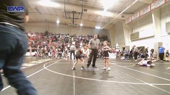 70 lbs Consi Of 4 - Camden Cross, Verdigris Youth Wrestling vs Weston Patton, Sperry Wrestling Club