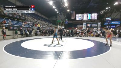 126 lbs Cons. Sub-quarters - Allen Woo, Illinois vs Lander Bosh, Utah