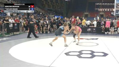 105 lbs Cons. Rd Of 16 - Ashlynn Brokaw, Ohio vs Taylor Drake, Idaho