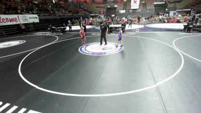 71 lbs Quarters - Sage Bernstein vs Logan Garcia, Poway Wrestling