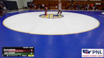 85/98 Round 2 - Jake Zesiger, Sanderson Wrestling Academy vs Eli Alvarado, Daniel Cormier Wrestling Academy