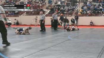 70_B lbs Quarterfinal - Brock Taylor, Beth Center vs Cayden Comfort, Williamsport