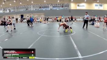 96 lbs Round 3 - Gavin Lovell, Mat Assassins Red vs Cannon Griffith, Rangers WC